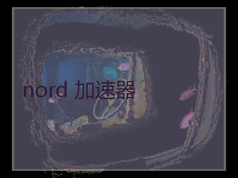 nord 加速器