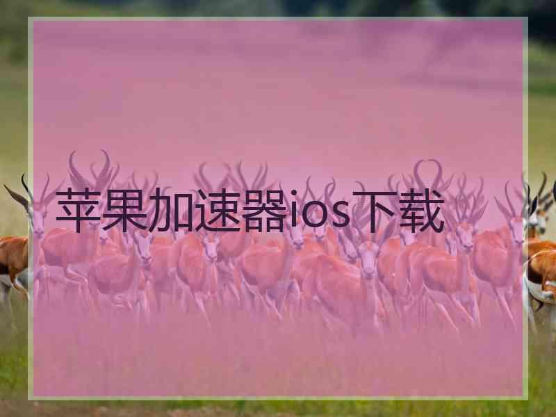 苹果加速器ios下载