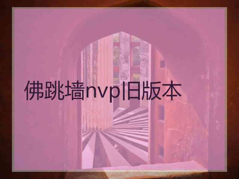 佛跳墙nvp旧版本