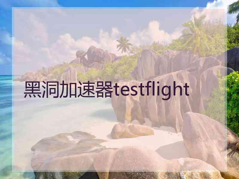 黑洞加速器testflight