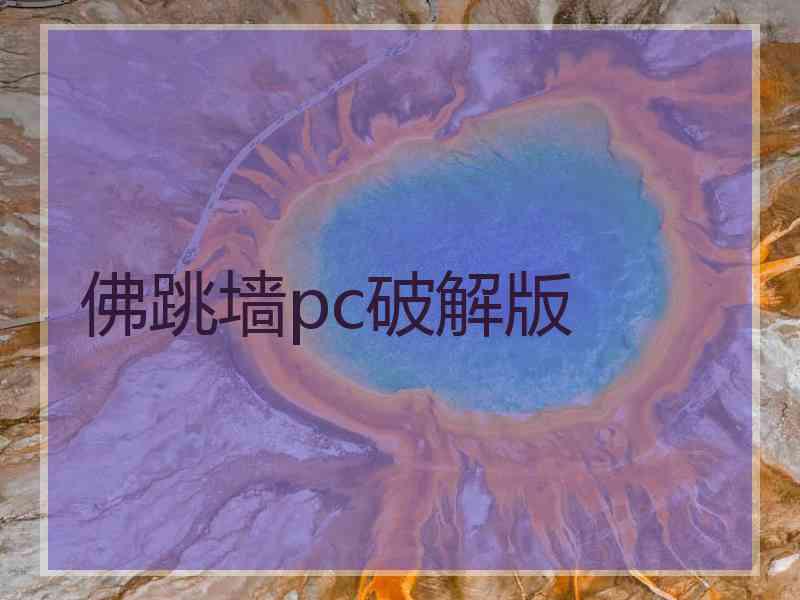 佛跳墙pc破解版