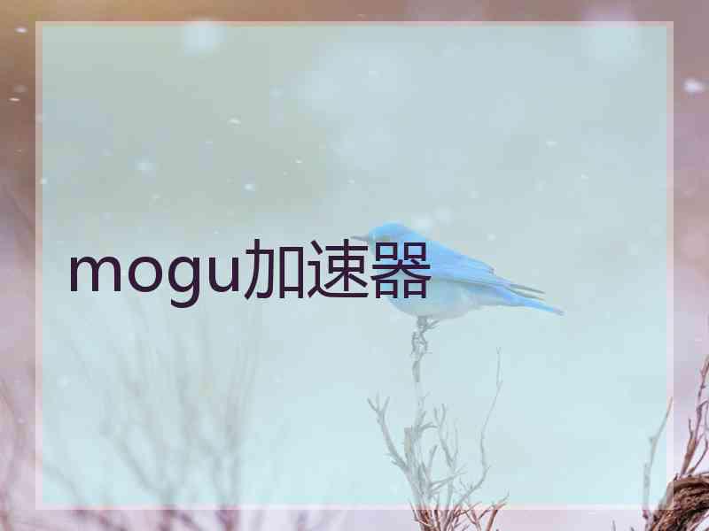 mogu加速器