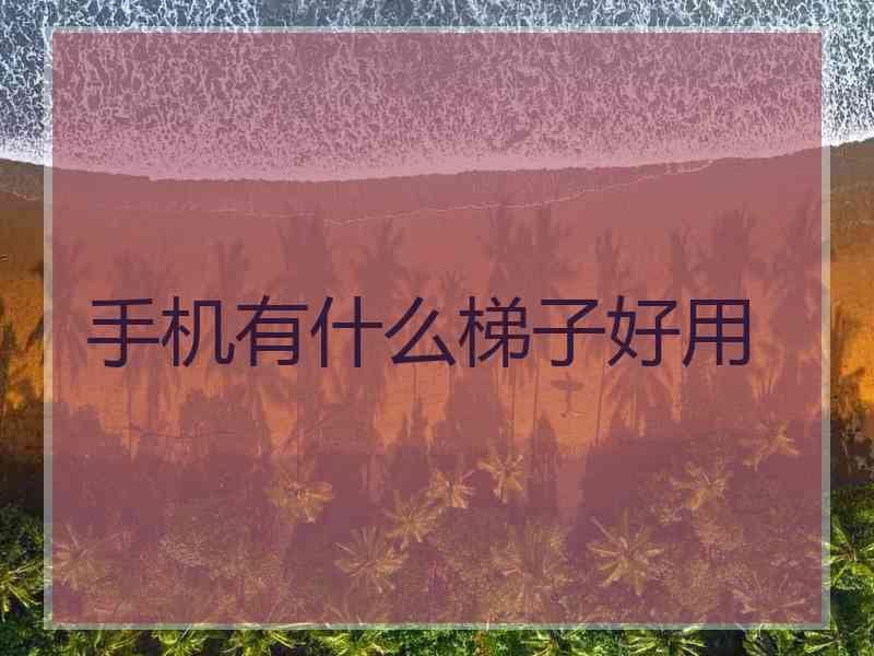 手机有什么梯子好用