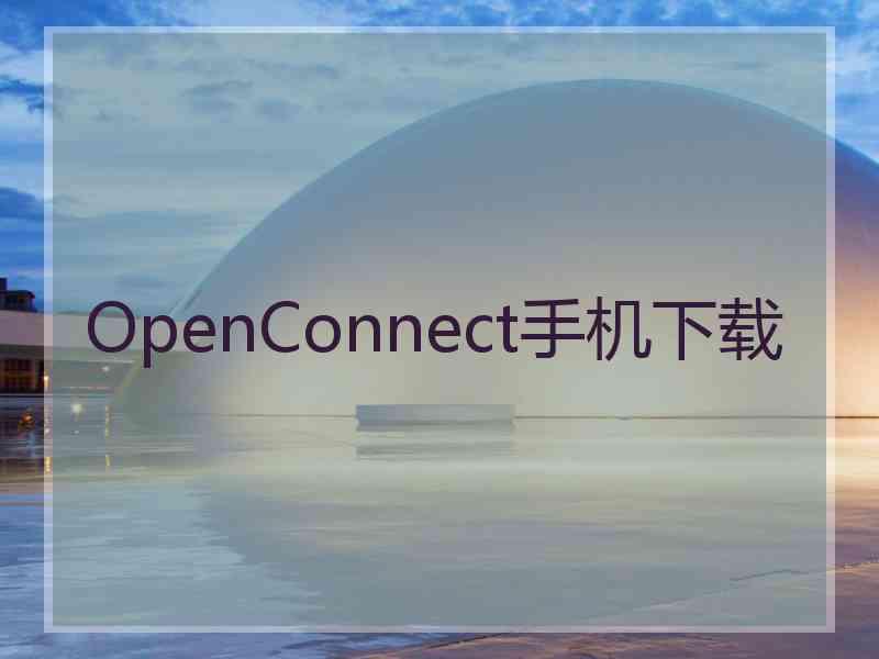 OpenConnect手机下载