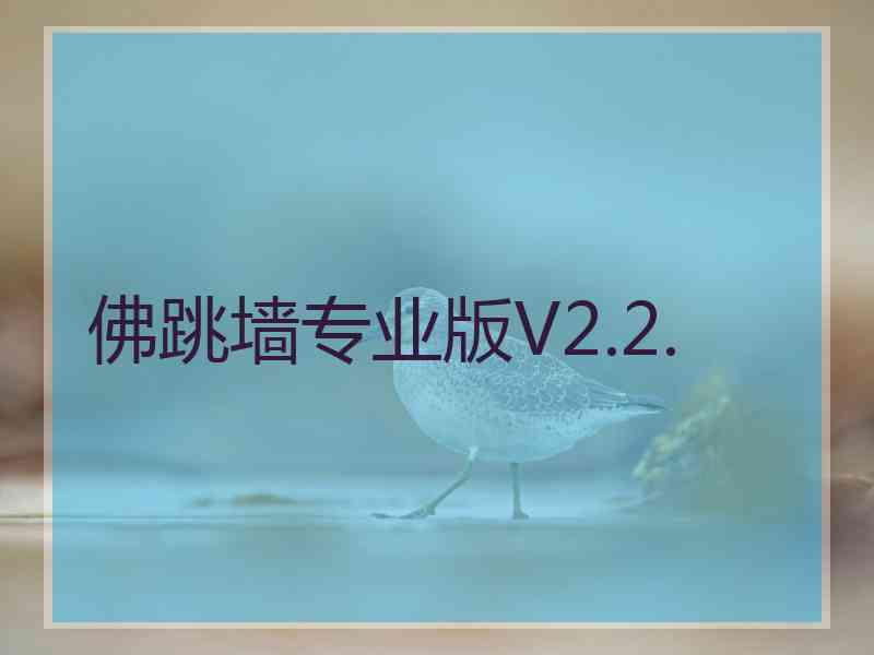 佛跳墙专业版V2.2.