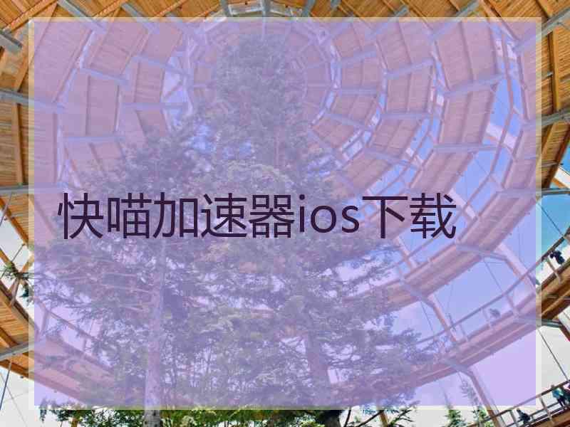 快喵加速器ios下载