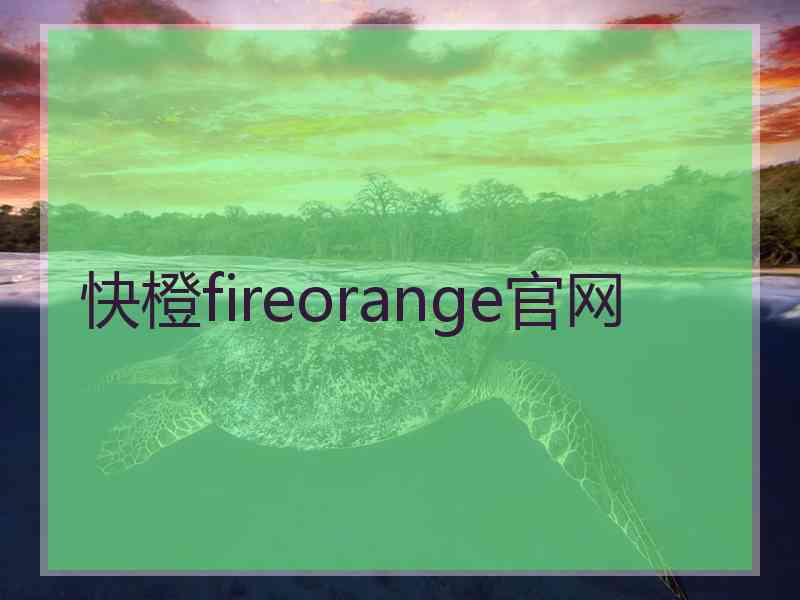 快橙fireorange官网