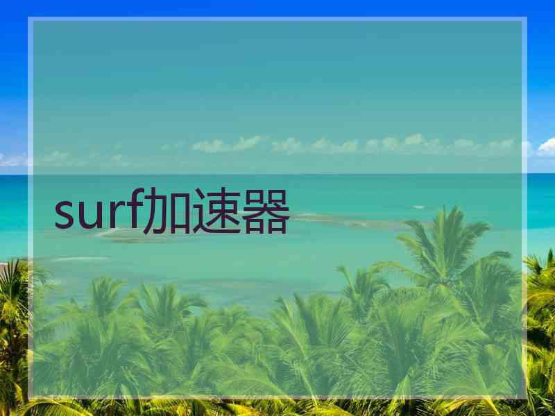 surf加速器