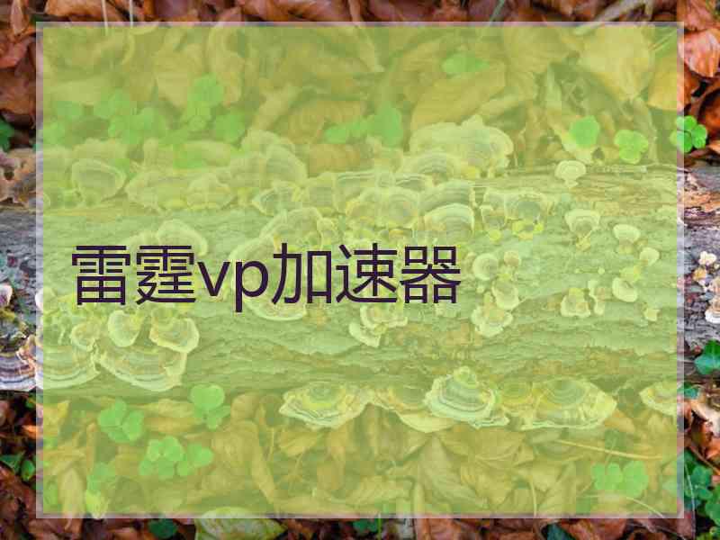 雷霆vp加速器