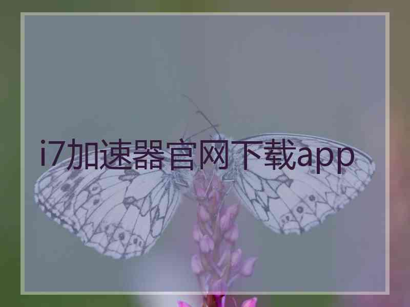 i7加速器官网下载app