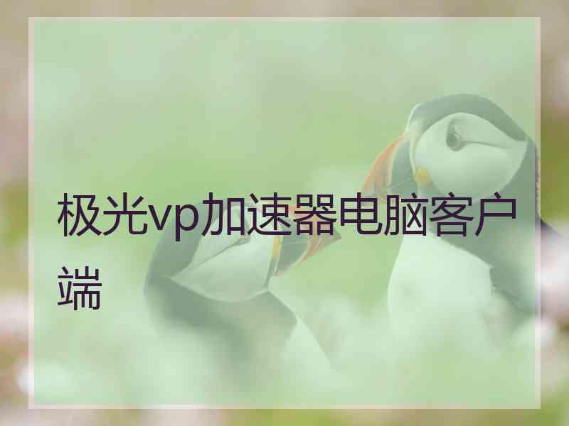 极光vp加速器电脑客户端