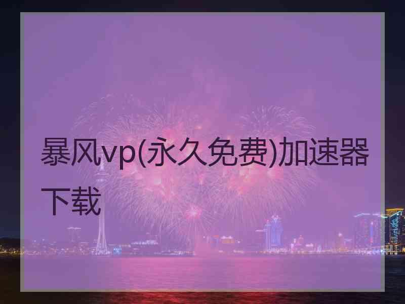 暴风vp(永久免费)加速器下载