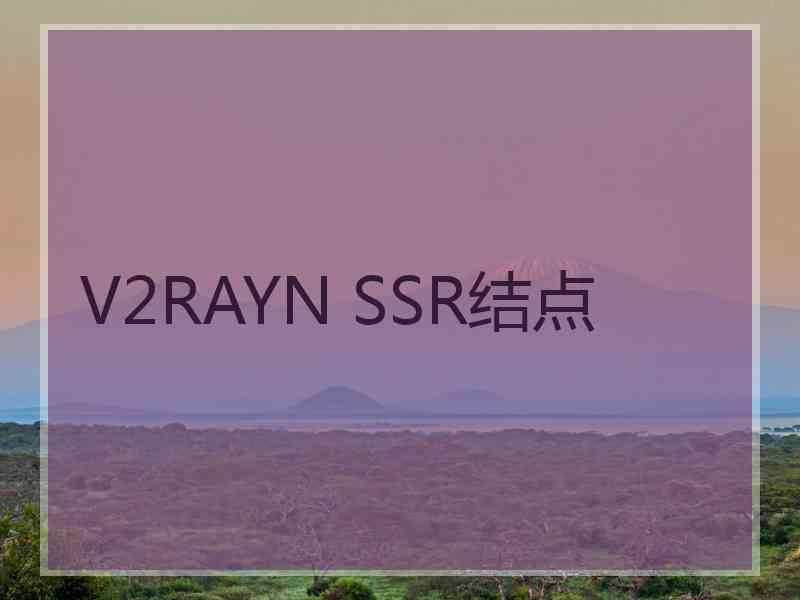 V2RAYN SSR结点