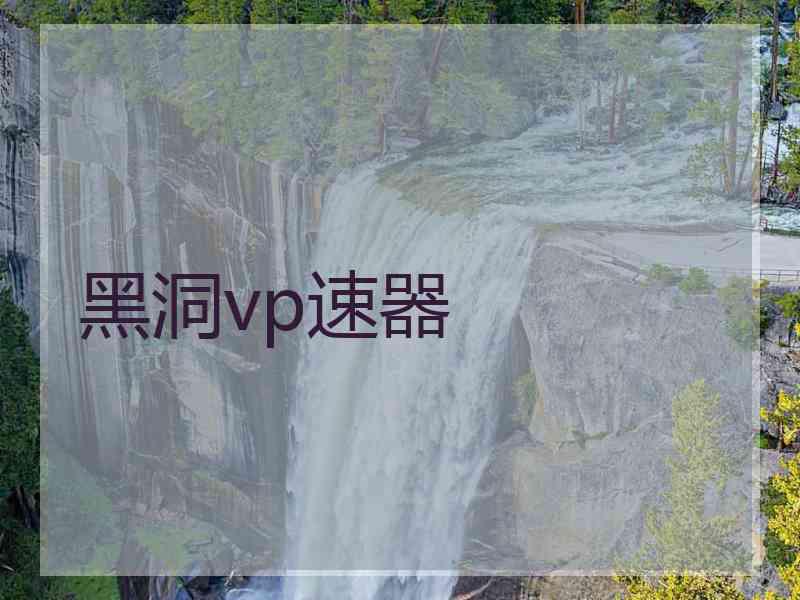 黑洞vp速器