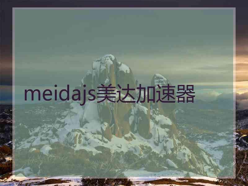 meidajs美达加速器