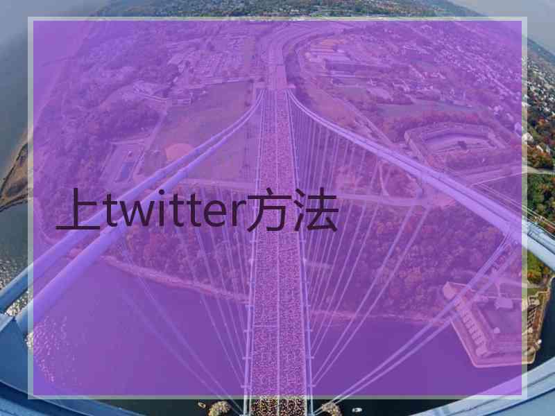 上twitter方法