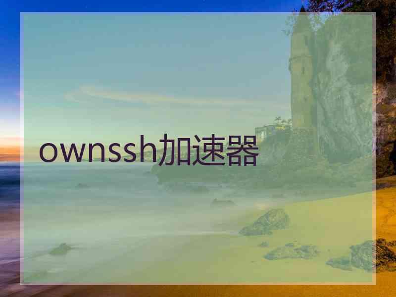 ownssh加速器