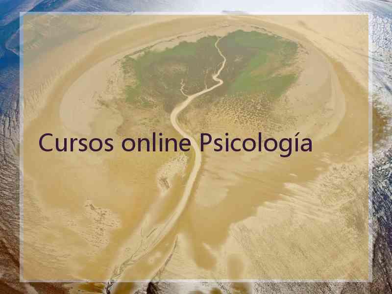 Cursos online Psicología