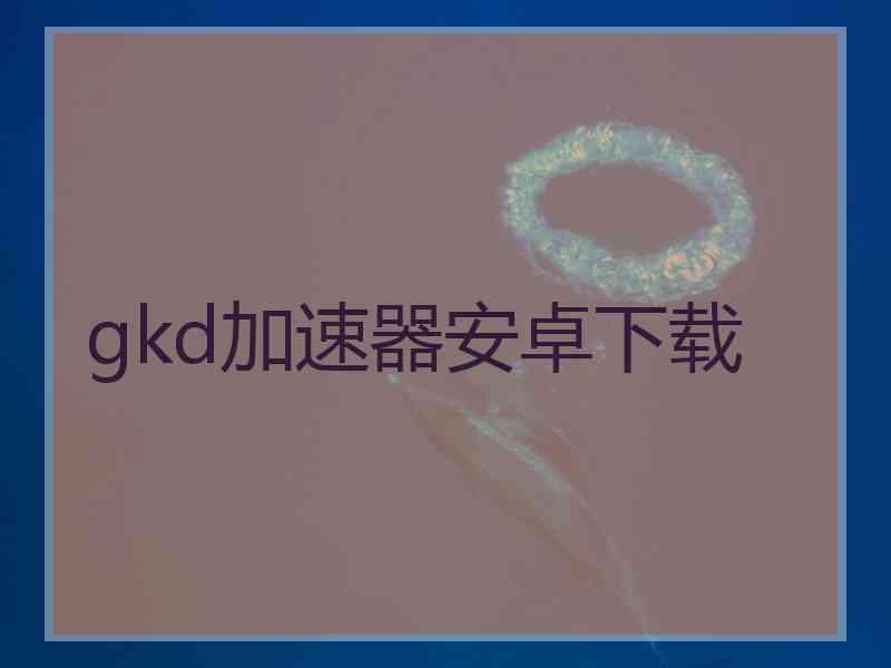 gkd加速器安卓下载