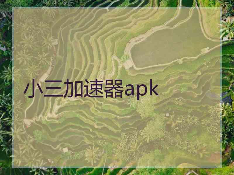 小三加速器apk